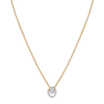 Tanishq 14KT Diamond Chain with Pendant for Women