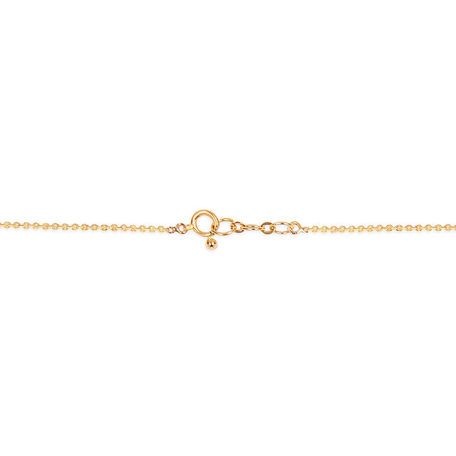 Tanishq 14KT Diamond Chain with Pendant for Women 4