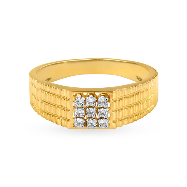 Dashing Diamond Finger Ring for Men 2
