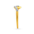 Fancy Seven Stone Diamond and Gold Finger Ring 3