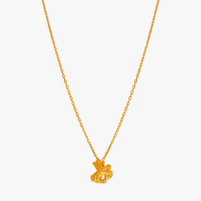 Blossoming Pearl Pendant with Chain