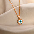 Dainty Evil Eye Pendant 