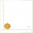 Hypnotic 22 Karat Gold Round Pendant 4