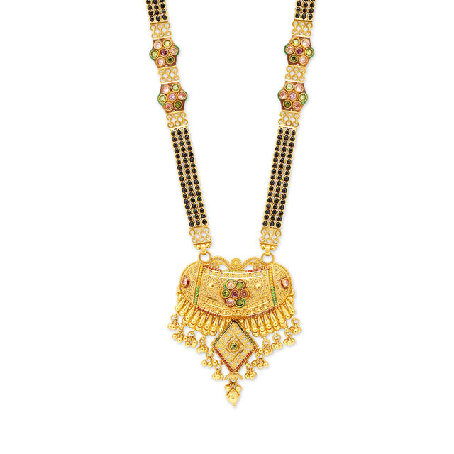 Traditional Opulent Gold Mangalsutra