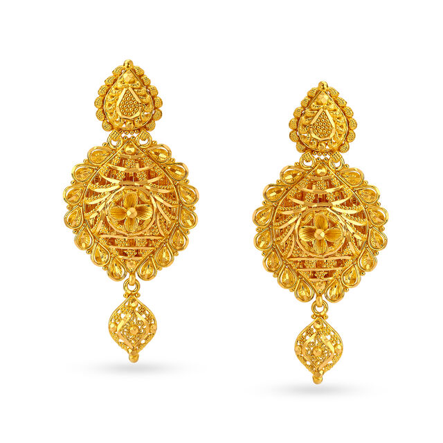 Golden Grandeur Gold Necklace Set