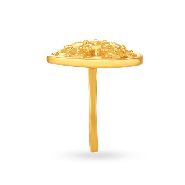 Floral Harmony Gold Ring,,hi-res 3