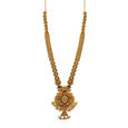 Brilliant 22 Karat Yellow Gold Filigree Haaram 2