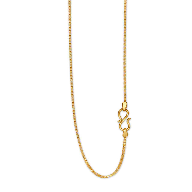 Aesthetic Hanging Bead Gold Chain