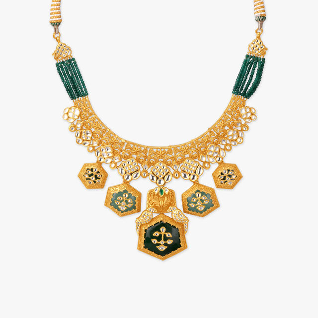 Hexagonal Harmony Necklace Set 2