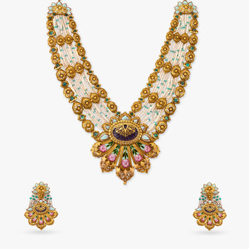 Peacock Flair Necklace Set