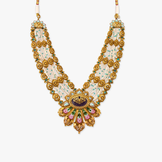 Peacock Flair Necklace Set 2
