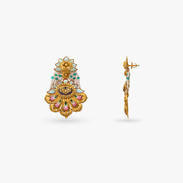 Peacock Flair Necklace Set 4