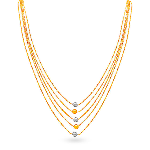 Tanishq 22 Karat Gold Chain for Women 
