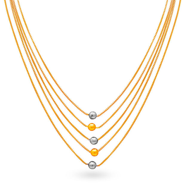Tanishq 22 Karat Gold Chain for Women 2
