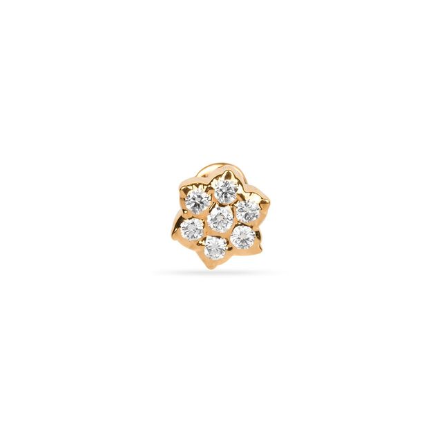 Tanishq 22KT Diamond Nose Pin 