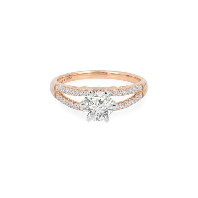 Tanishq 18KT Diamond Finger Ring for Women 