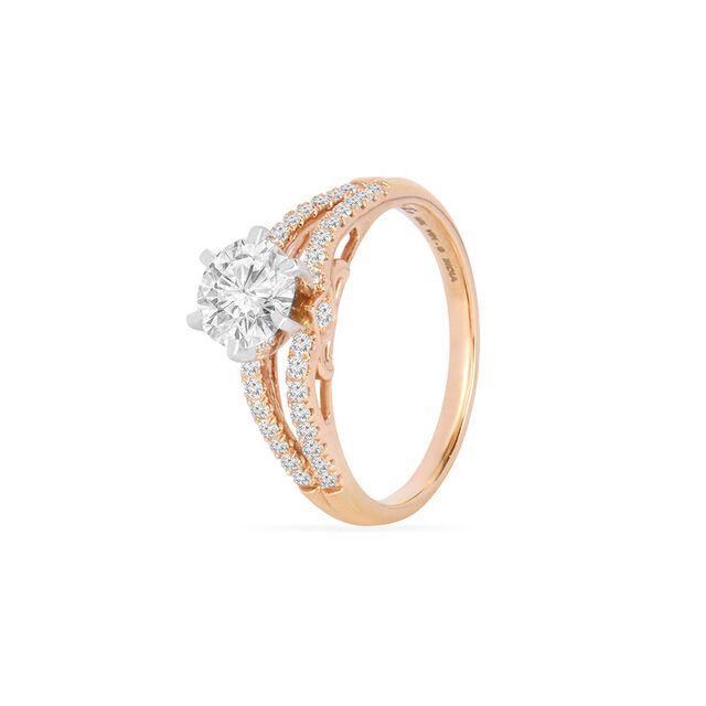 Tanishq 18KT Diamond Finger Ring for Women 2