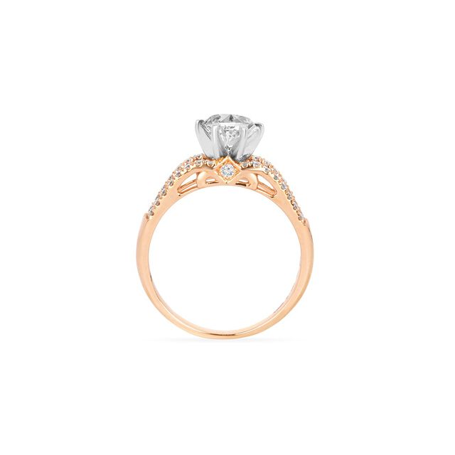 Tanishq 18KT Diamond Finger Ring for Women 3