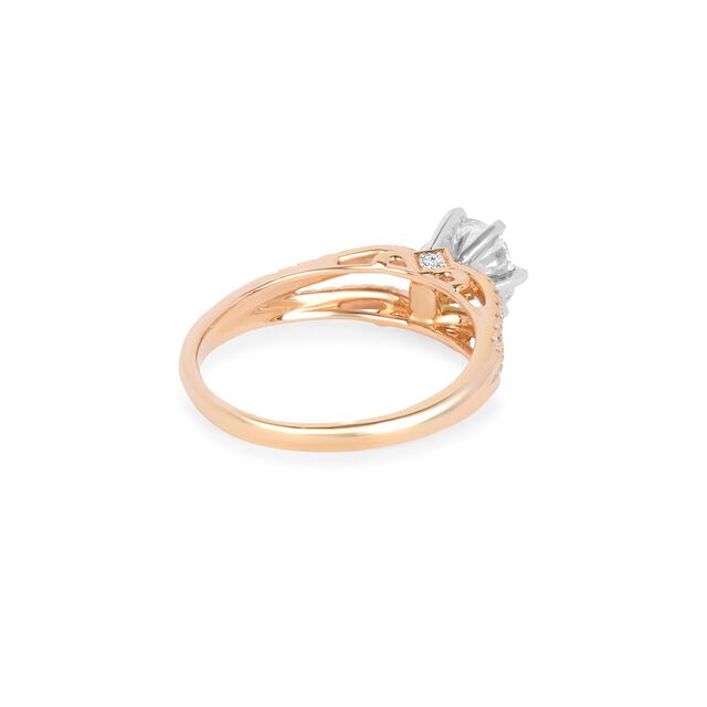 Tanishq 18KT Diamond Finger Ring for Women 4