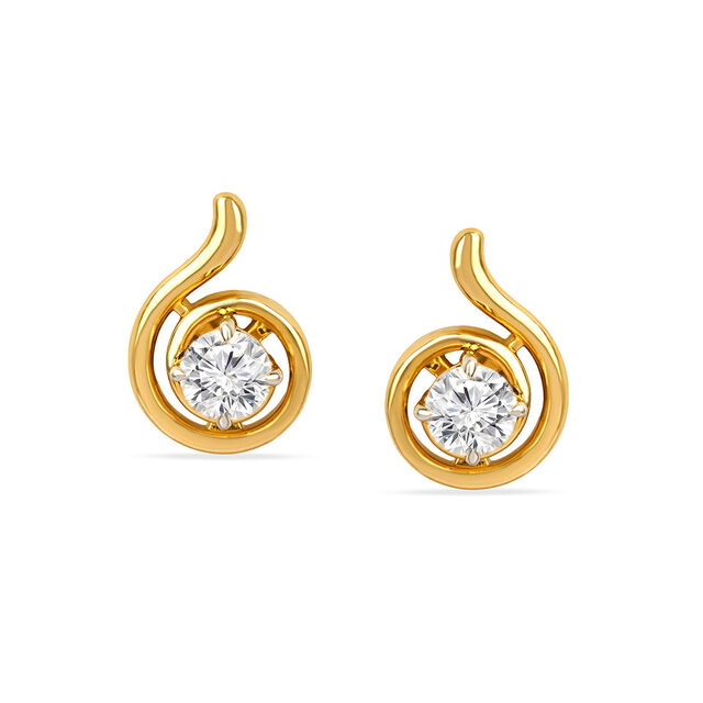 Tanishq 18KT Diamond Earrings for Women 