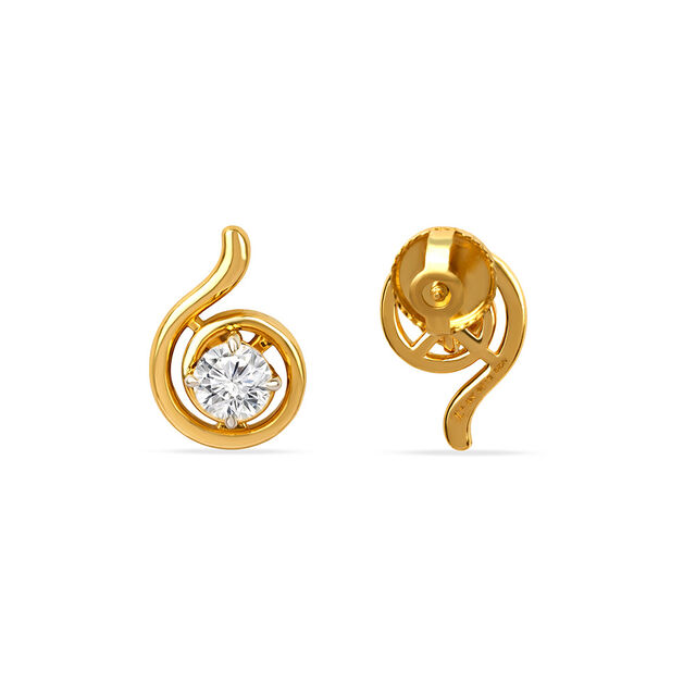 Tanishq 18KT Diamond Earrings for Women 3