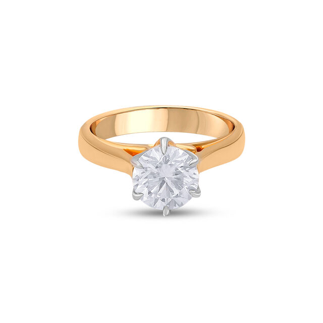 Tanishq 18 Karat Diamond Finger Ring for Women 3