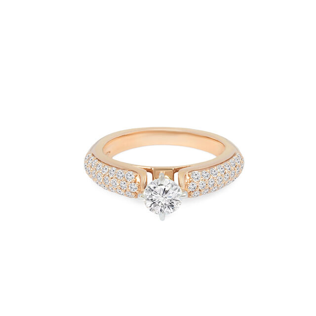 Tanishq 18KT Diamond Finger Ring for Women 