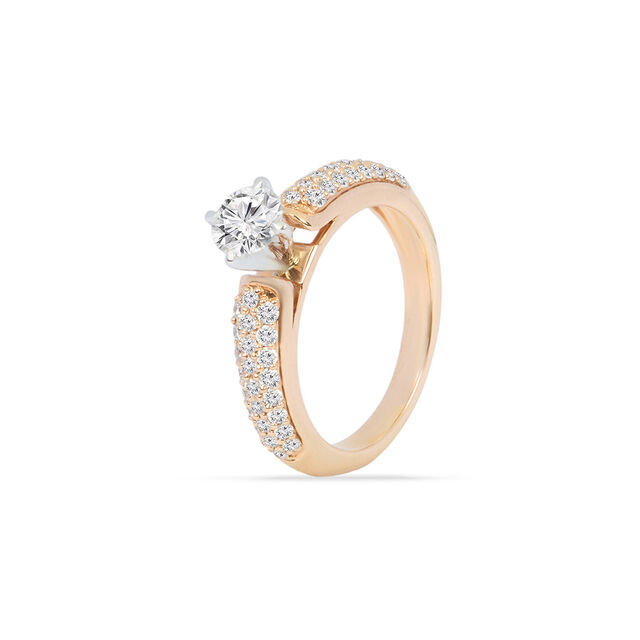 Tanishq 18KT Diamond Finger Ring for Women 3
