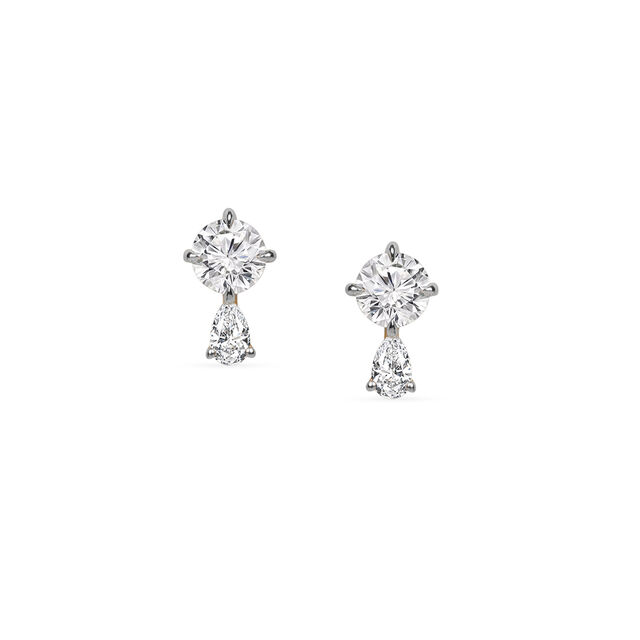 Tanishq 18KT  Gold Stud Earring for Women 