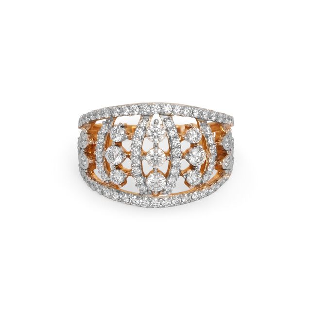 Tanishq 14KT Diamond Finger Ring 