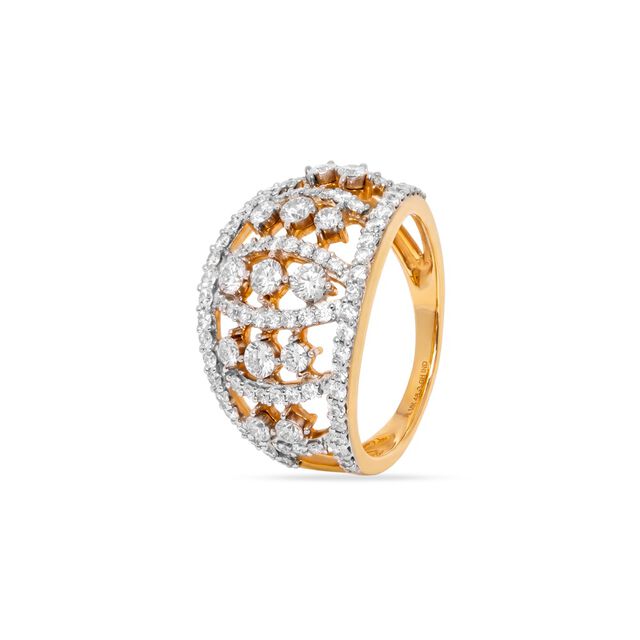 Tanishq 14KT Diamond Finger Ring 2
