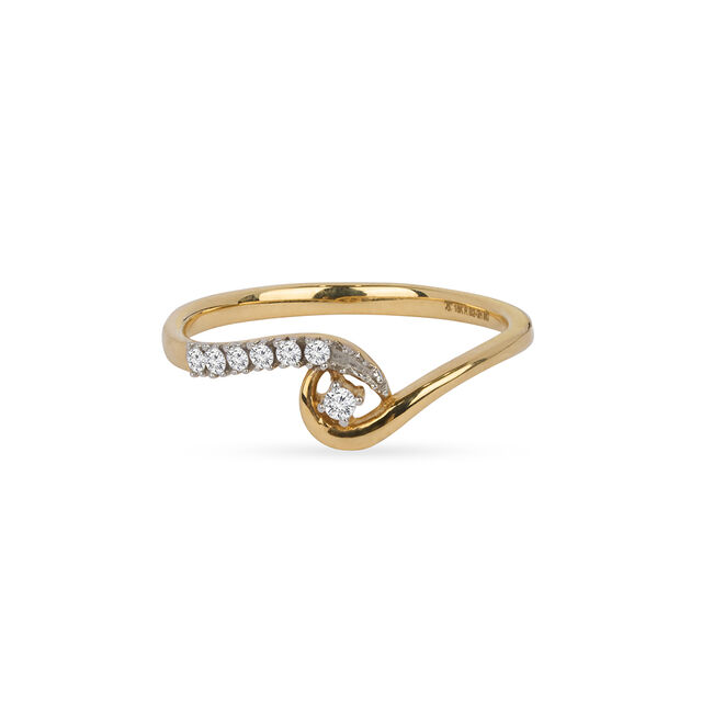 Elegant and Sublime Gold and Diamond Finger Ring,,hi-res 