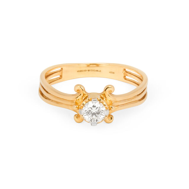 Stellar Flowerbud Solitaire Ring 2