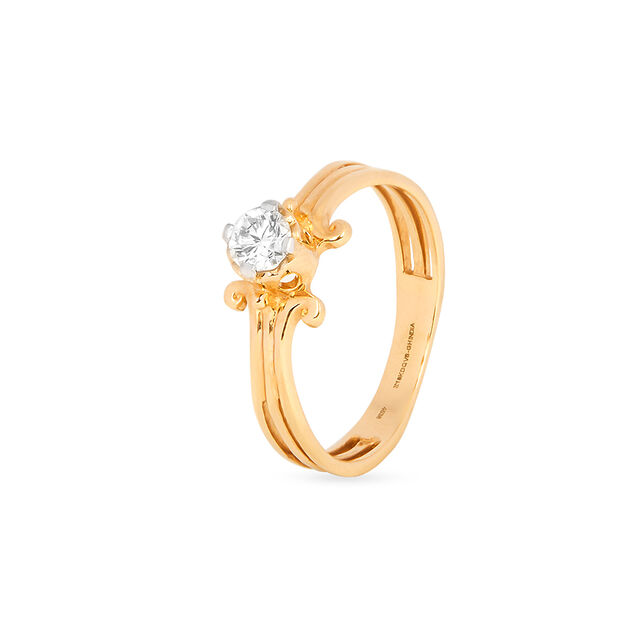 Stellar Flowerbud Solitaire Ring 3