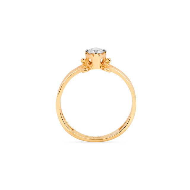 Stellar Flowerbud Solitaire Ring 4