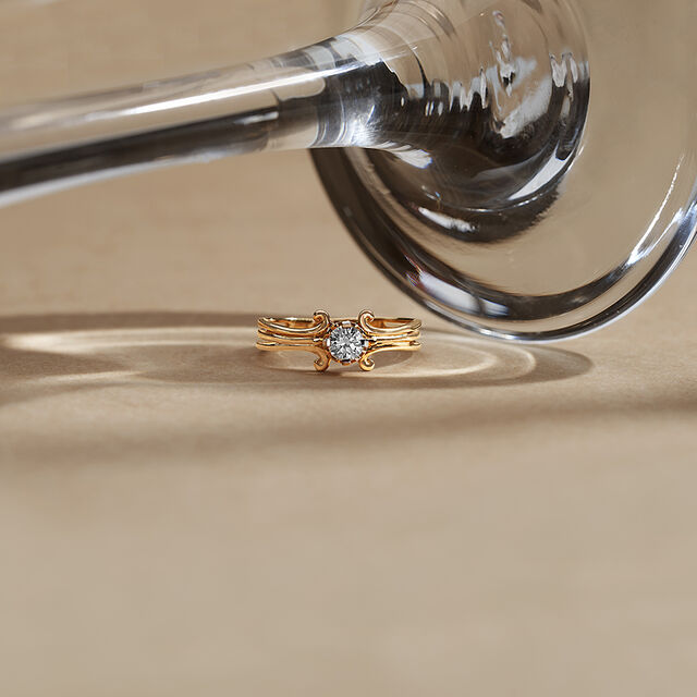 Stellar Flowerbud Solitaire Ring 