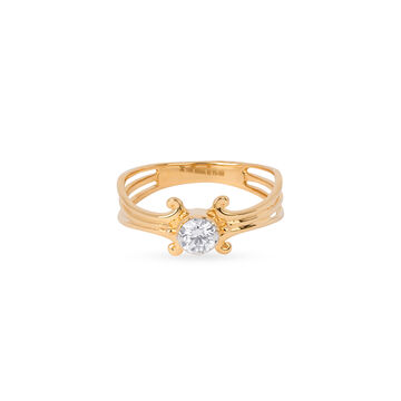 Stellar Flowerbud Solitaire Ring