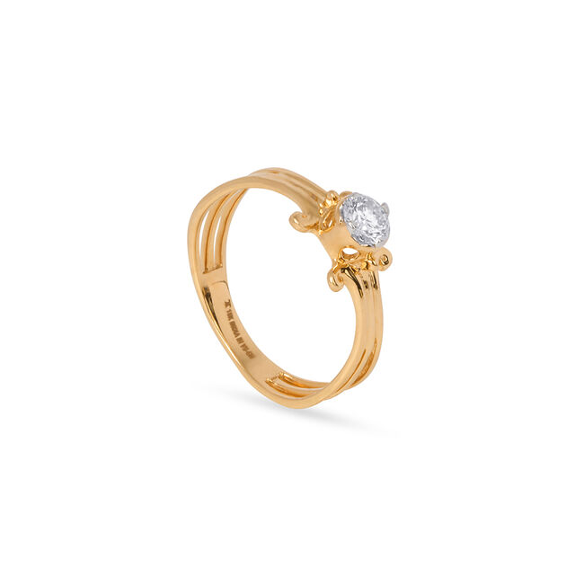 Stellar Flowerbud Solitaire Ring 2