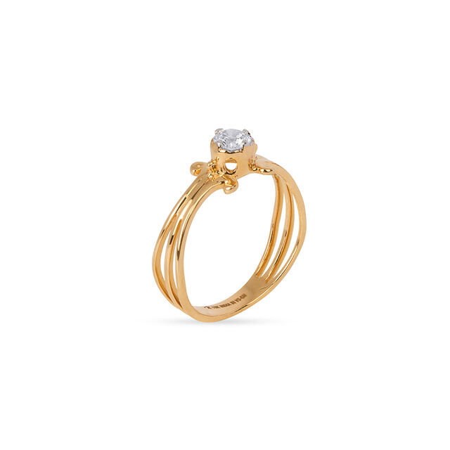 Stellar Flowerbud Solitaire Ring 3