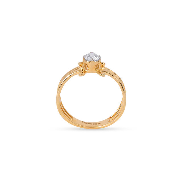 Stellar Flowerbud Solitaire Ring 4