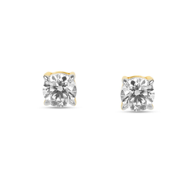 Tanishq 18KT Diamond Earrings for Women 2
