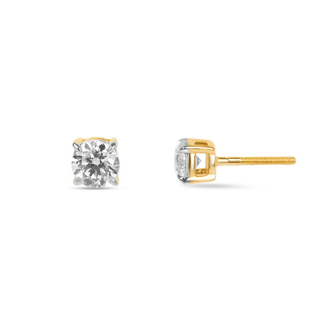 Tanishq 18KT Diamond Earrings for Women 5