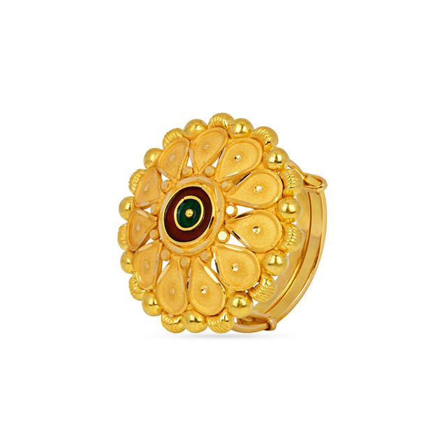 Tanishq 22KT Gold Finger Ring for Women 3