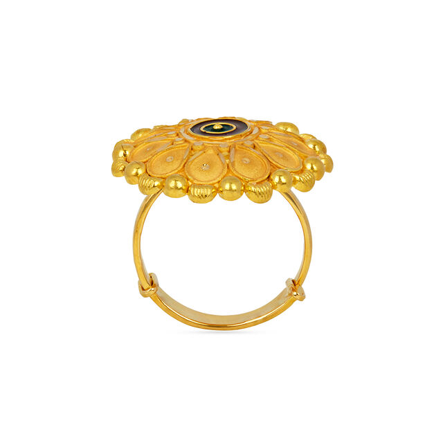 Tanishq 22KT Gold Finger Ring for Women 4