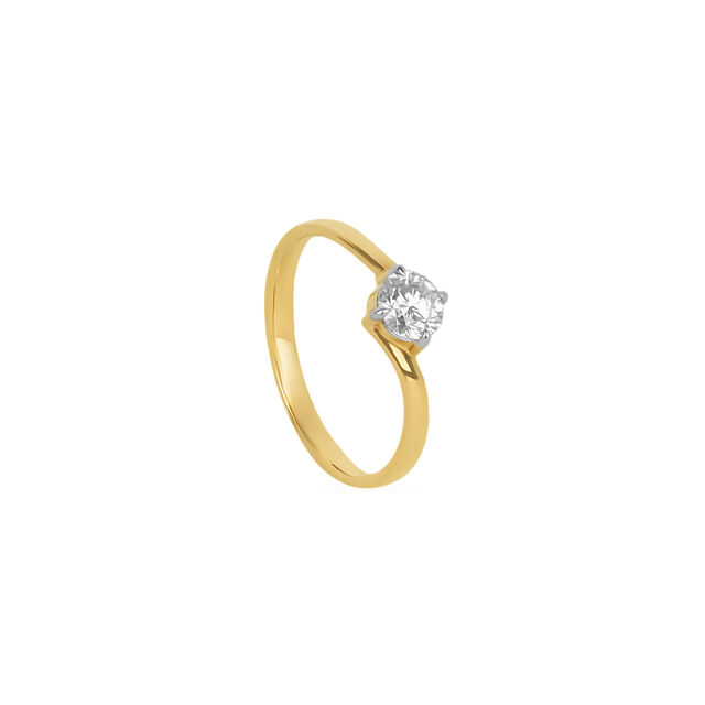 Tanishq 18KT Diamond Finger Ring for Women 3