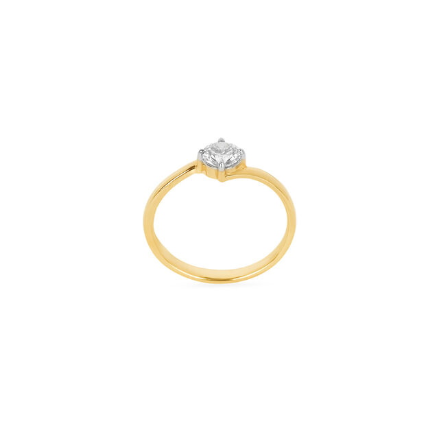 Tanishq 18KT Diamond Finger Ring for Women 4