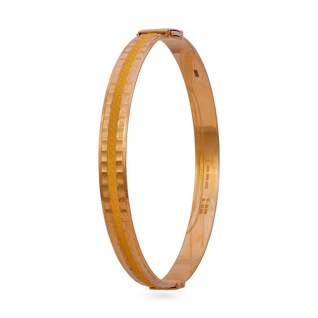 Tanishq 18 KT Gold Bangle for Men 3
