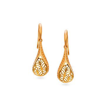 Tanishq 22KT Gold Earrings for Women