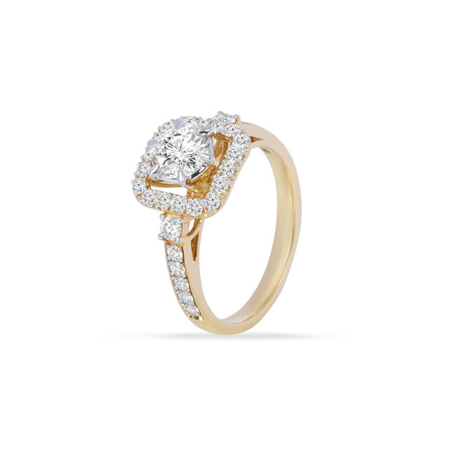 Tanishq 18KT Diamond Finger Ring for Women 3