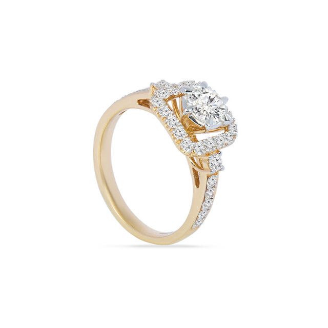 Tanishq 18KT Diamond Finger Ring for Women 4